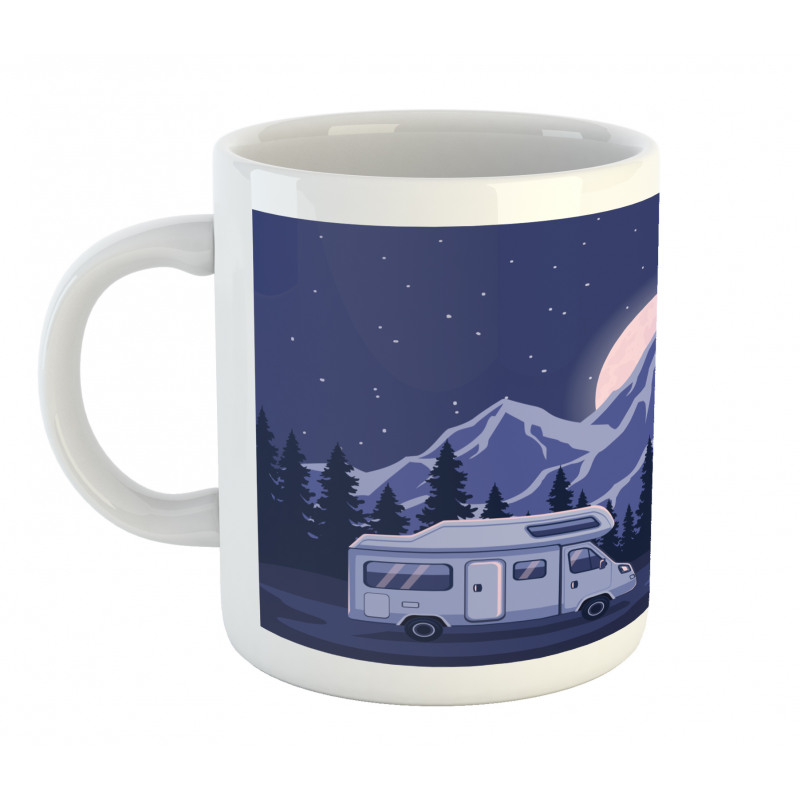 Family Adventure Camping Forest Mug