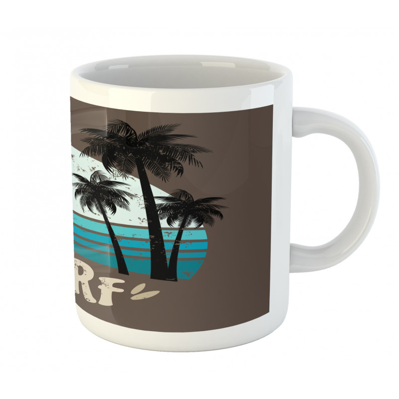 Los Angeles Beach Grunge Mug