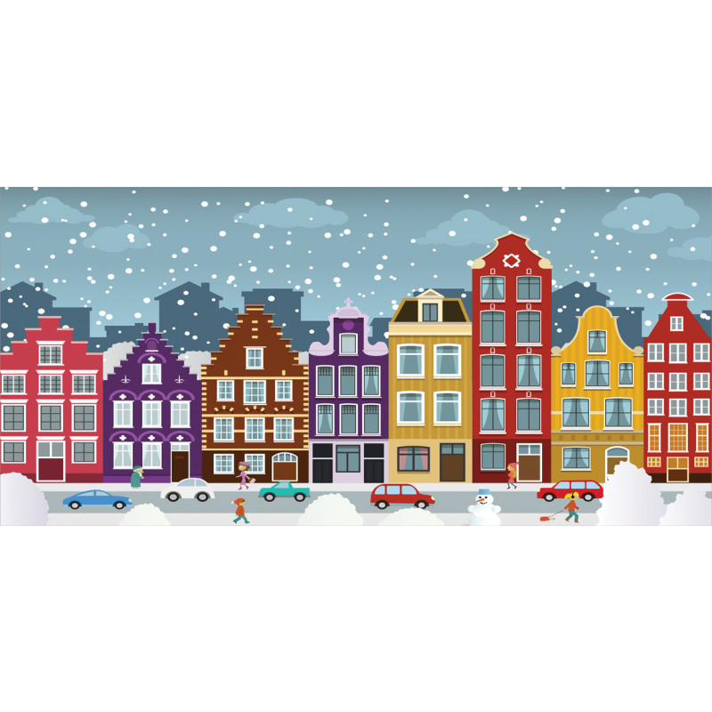 Dutch Town in the Winter Mug