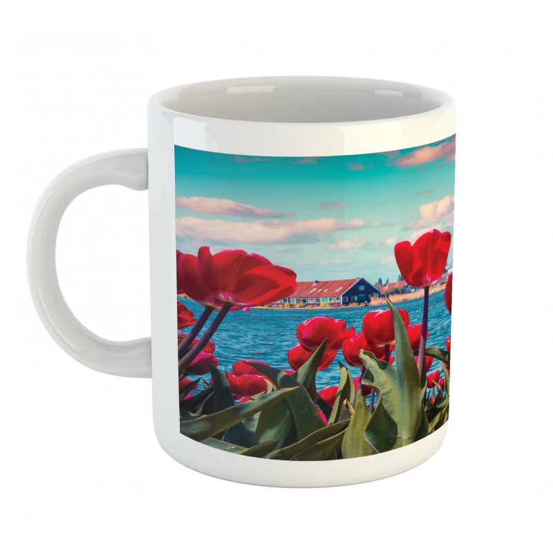 Idyllic Spring Tulips Mug