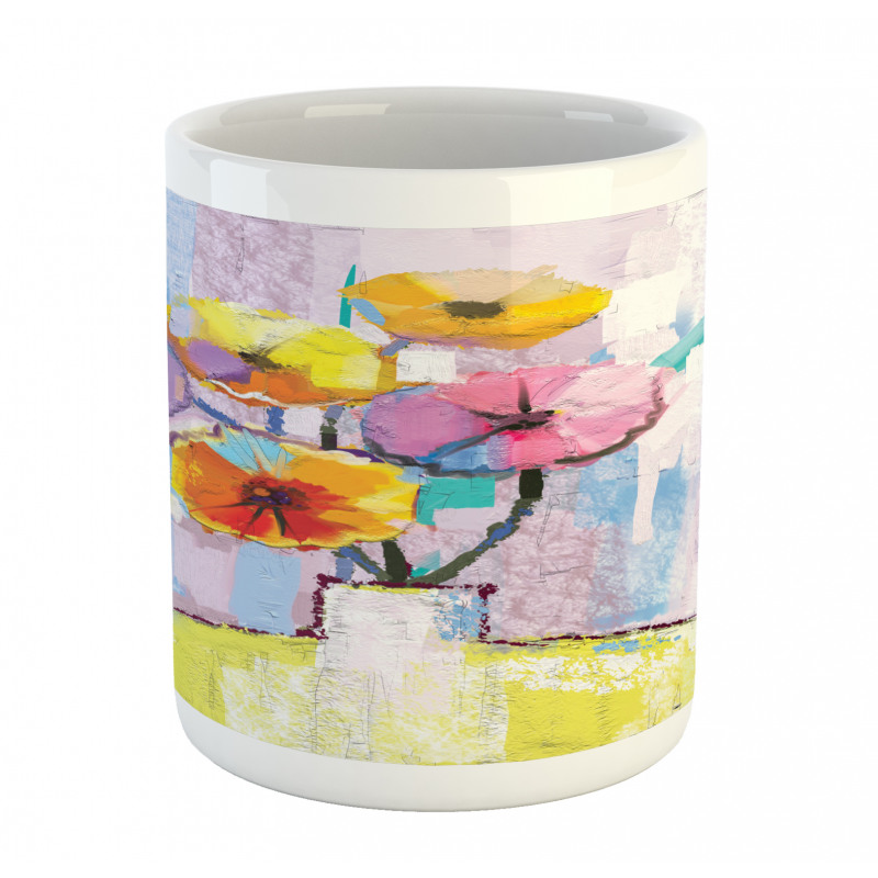 Abstract Oil Paint Art Mug