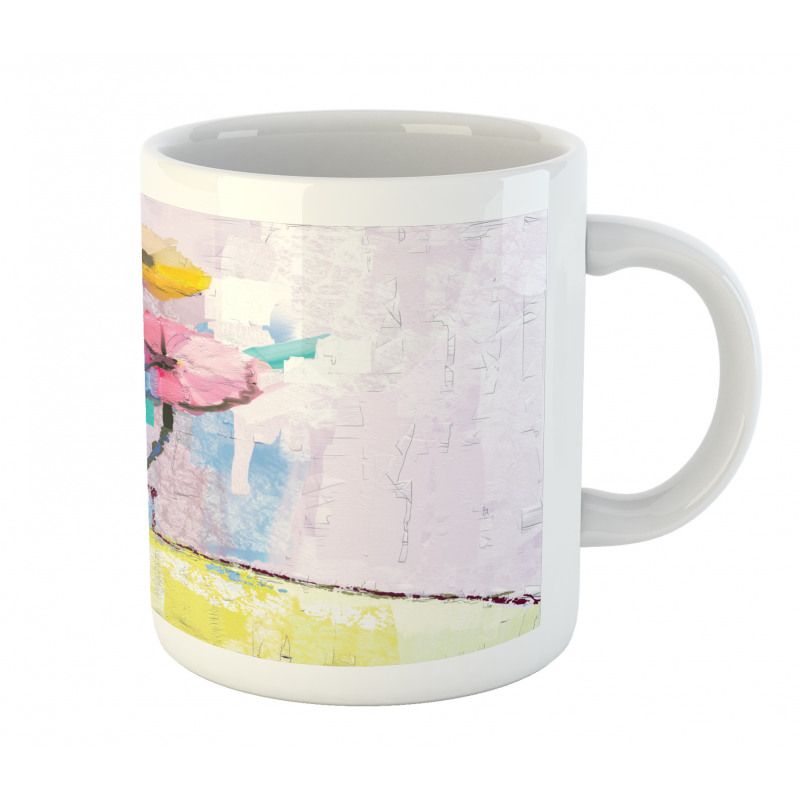 Abstract Oil Paint Art Mug