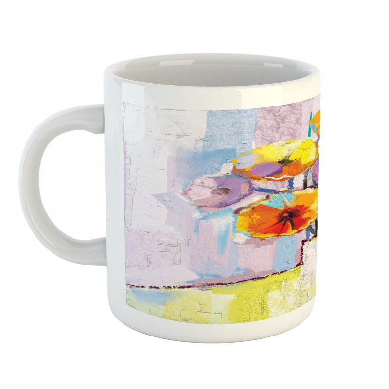 Abstract Oil Paint Art Mug