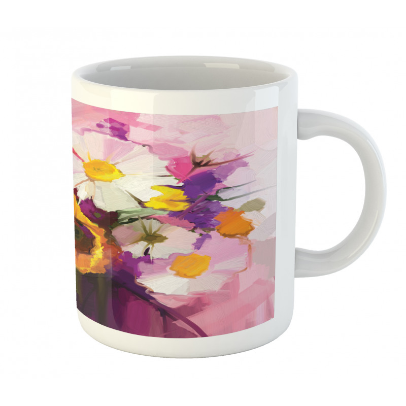 Hand Painted Bouquet Mug