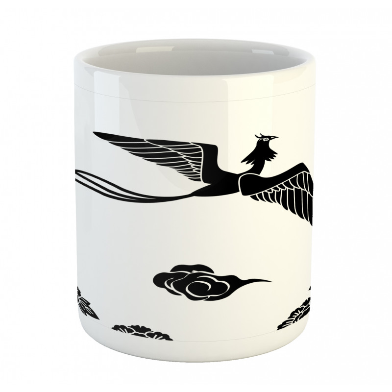 Abstract Mythological Bird Mug