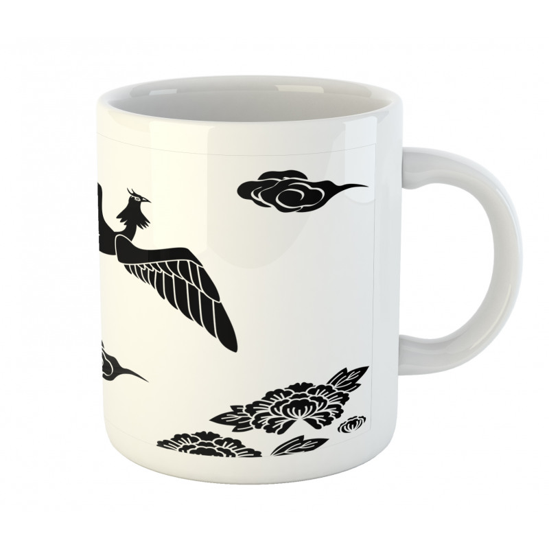 Abstract Mythological Bird Mug