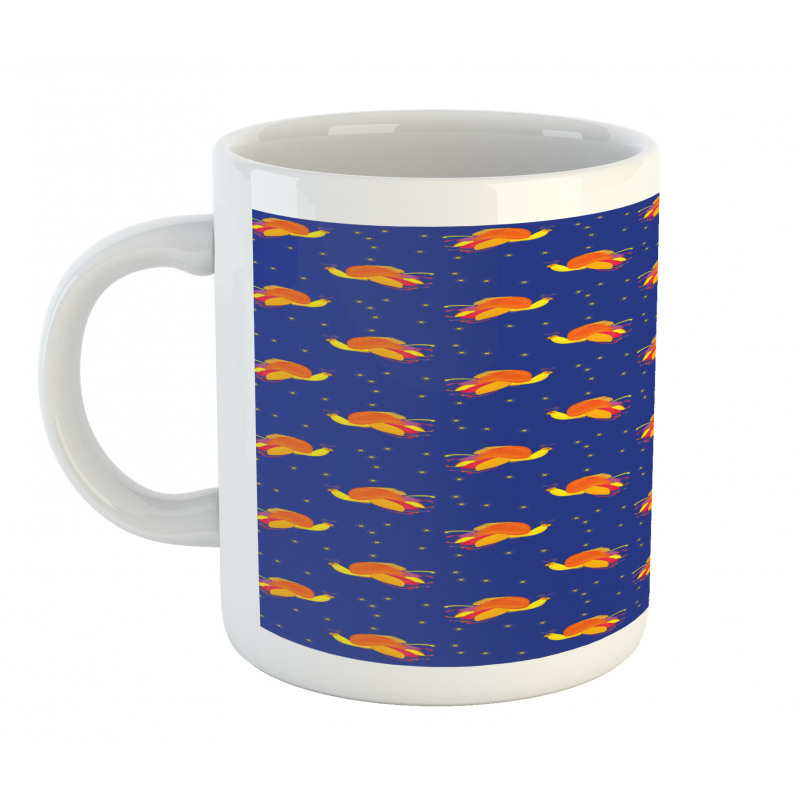 Birds in Starry Night Sky Mug