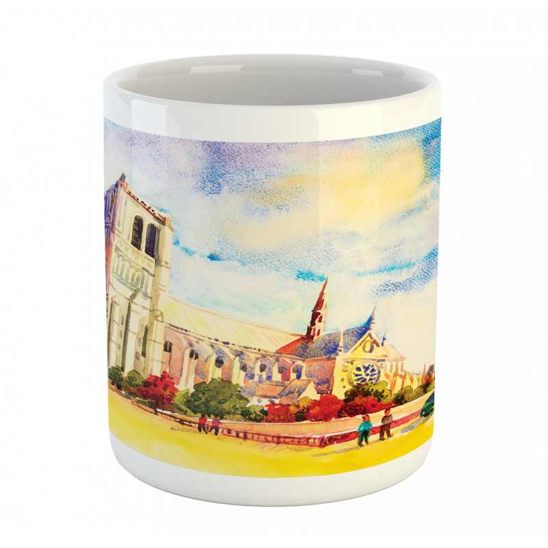 Watercolor Street View Mug