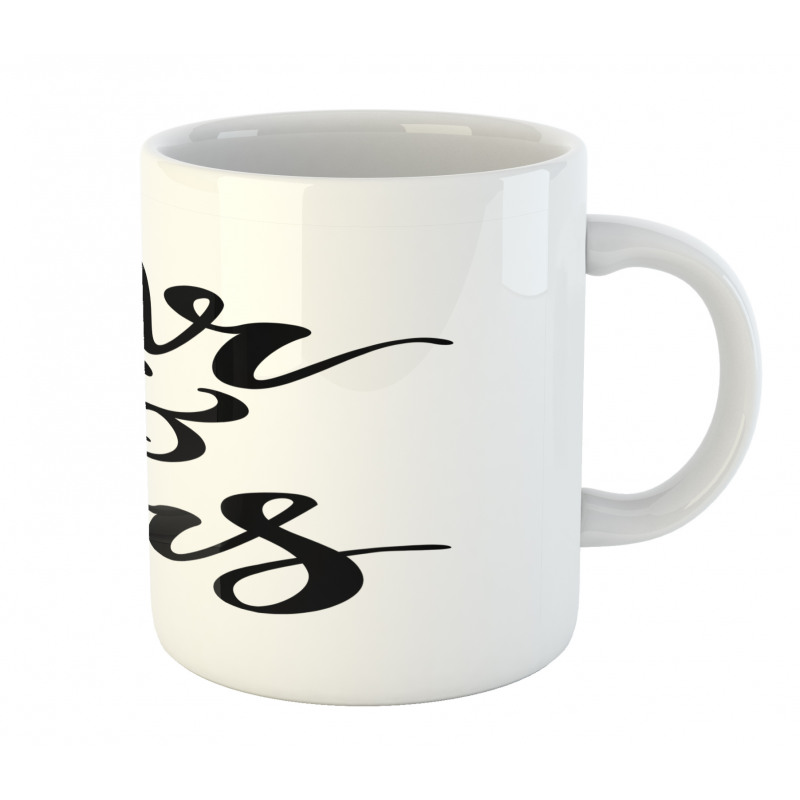 Hand Lettering Pattern Mug