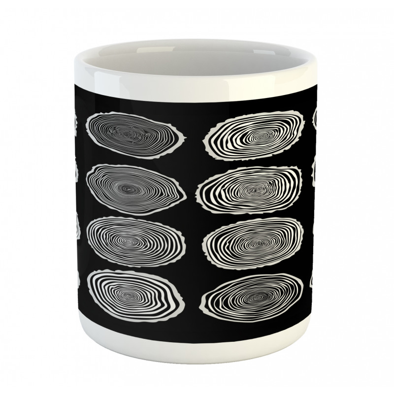 Abstract Whirlpool Timber Mug