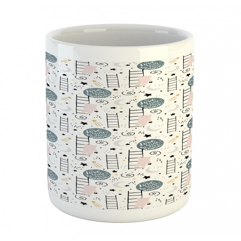 Love Theme Bear Stars Mug