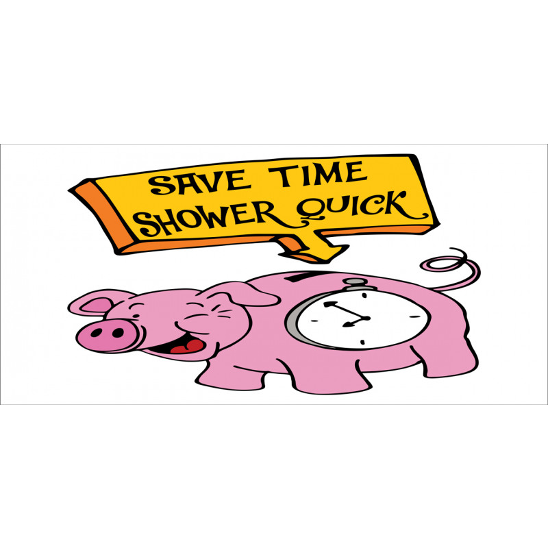 Save Time Shower Quick Piggy Mug