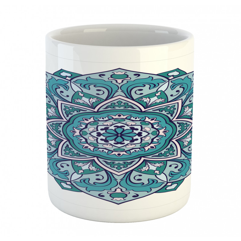 Curly Eastern Flower Mug