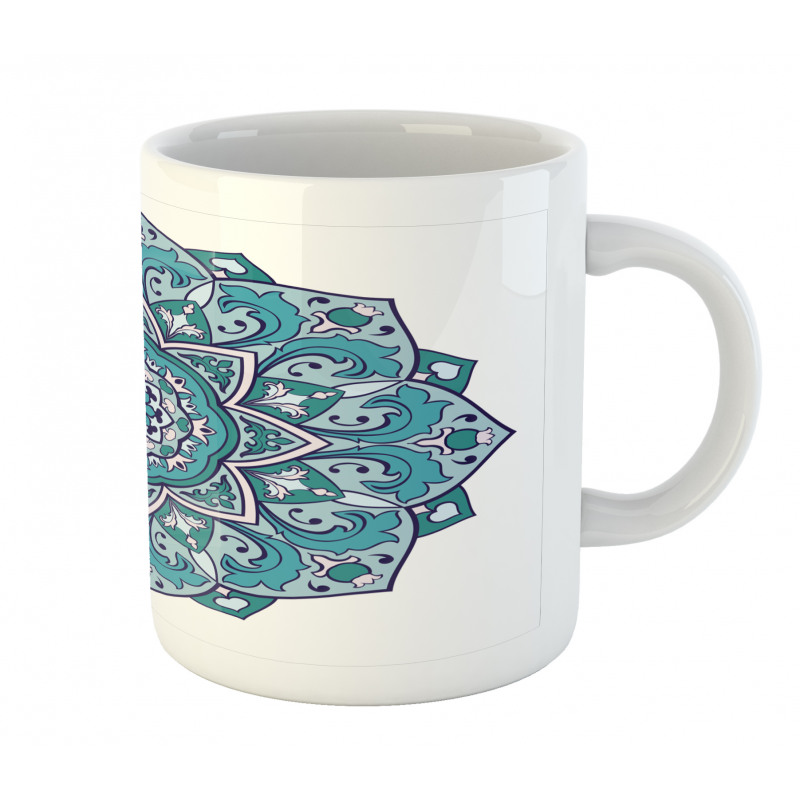 Curly Eastern Flower Mug