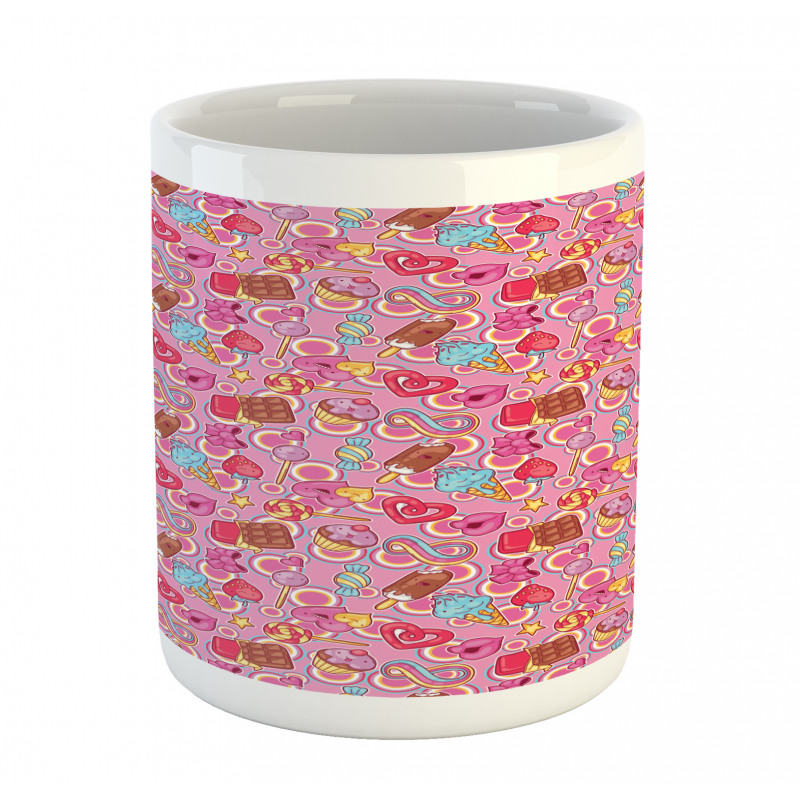 Cartoon Style Colorful Design Mug