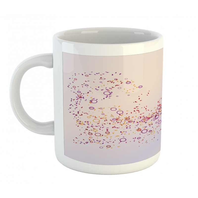 Abstract Hummingbird Mug