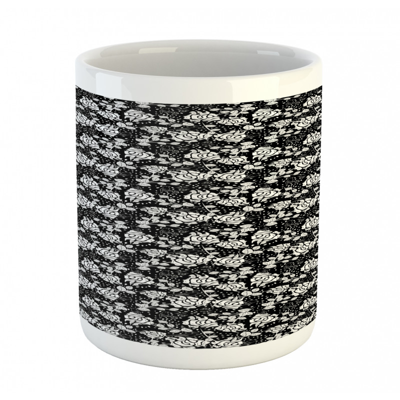 Rose Blossoms and Birds Mug