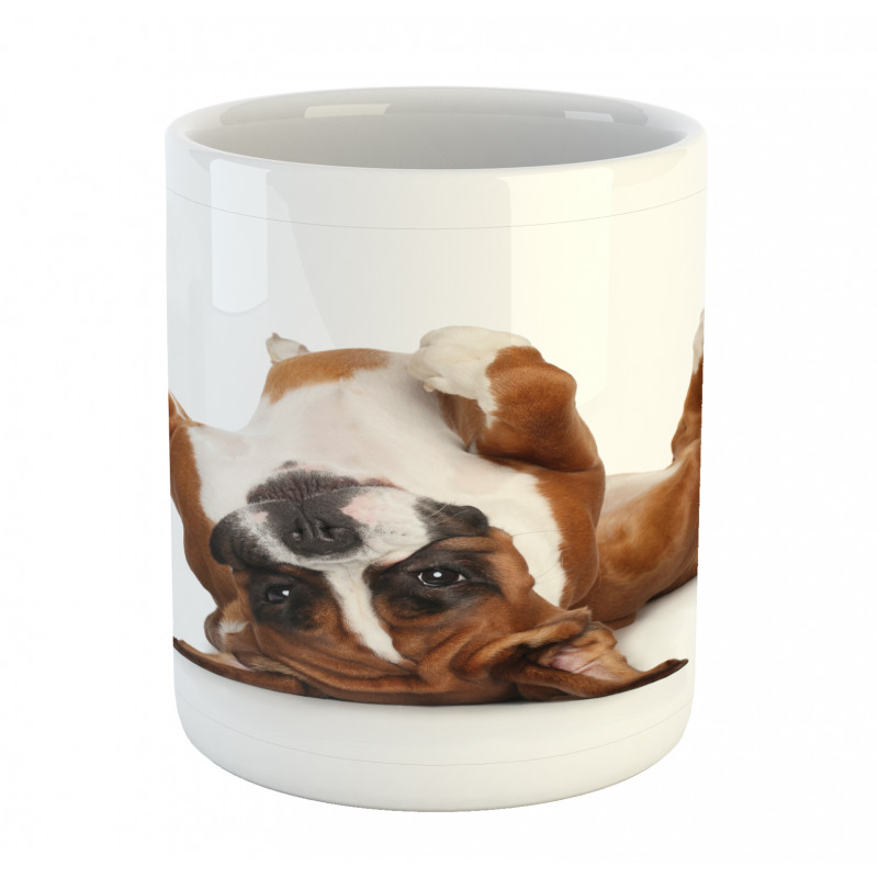 Funny Playful Puppy Image Mug