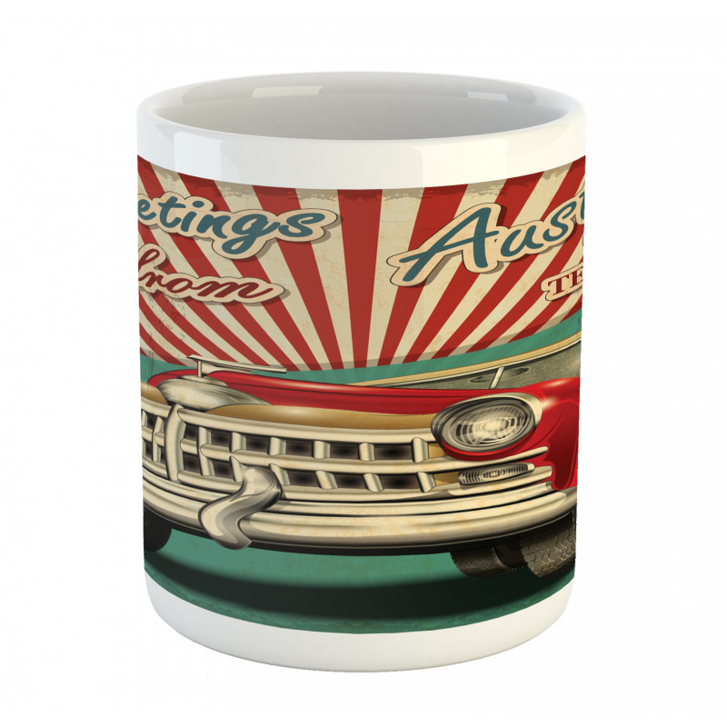 Retro American Classical Car Mug