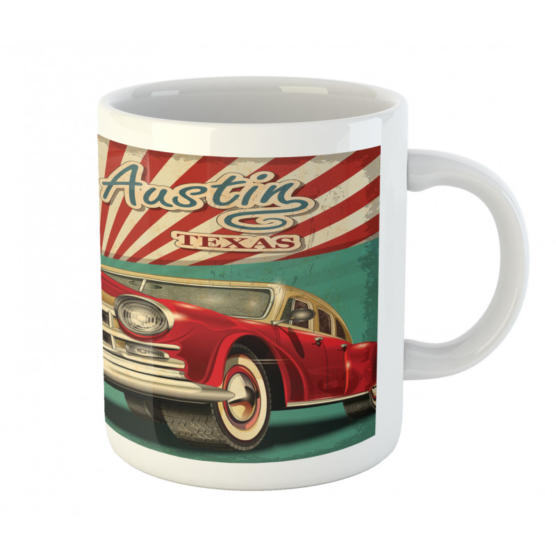 Retro American Classical Car Mug