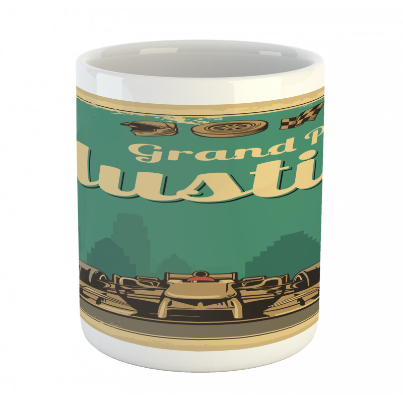 Grand Prix Texas Racing Car Mug