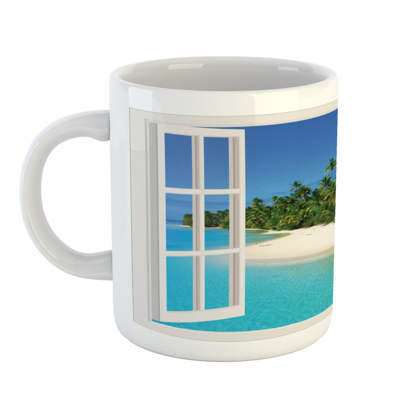 Paradise Island Palm Tree Mug