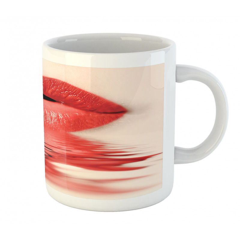 Female Blowing Kisses Mug