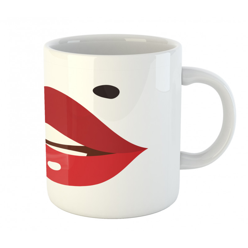 Minimalistic of Upper Lip Mole Mug