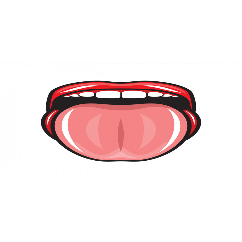 Open Mouth Tongue out Image Mug