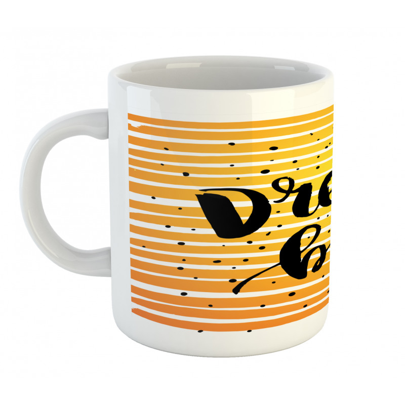 Horizontal Ombre Line Design Mug