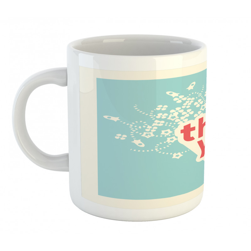 Tiny Stars and Rocket Mug