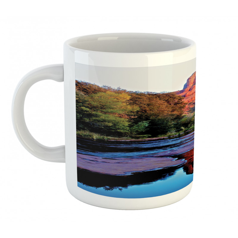 Majestic Cliffs Dawn Photo Mug