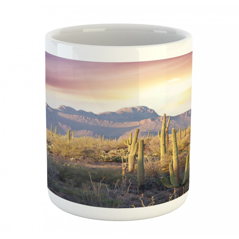 Saguaro Cactus and Mountain Mug