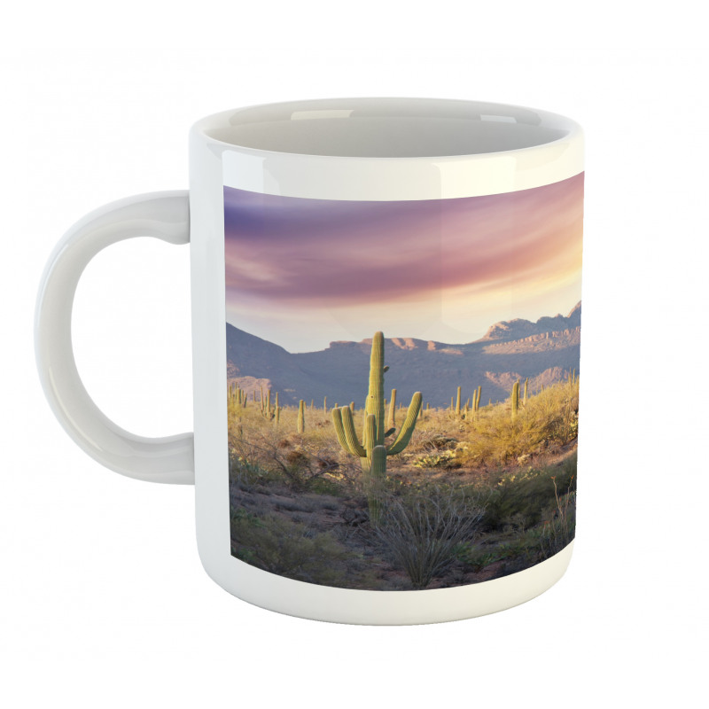 Saguaro Cactus and Mountain Mug