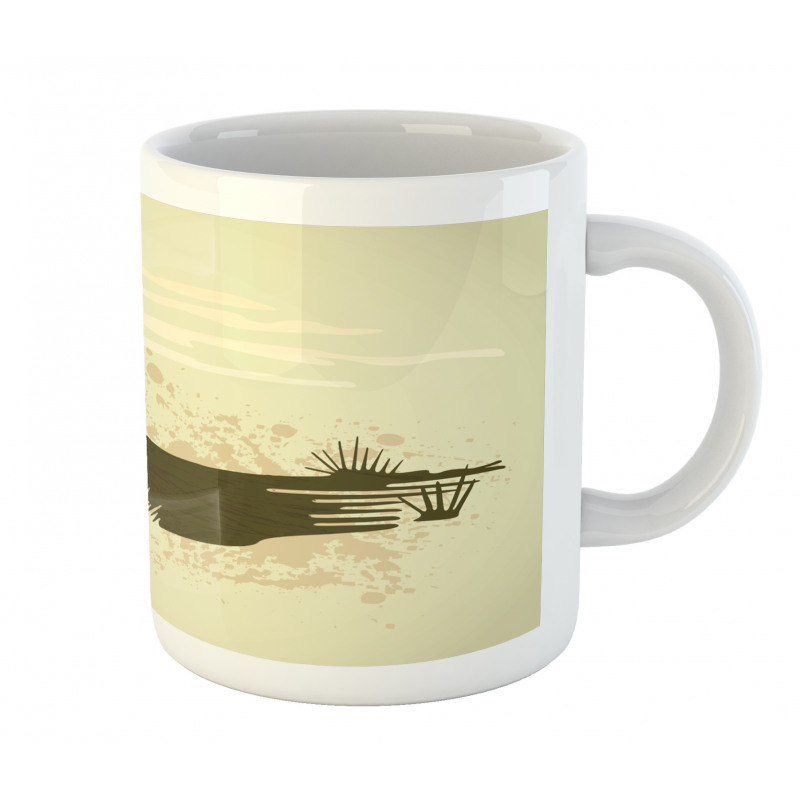 Dramatic Saguaro and Sun Mug