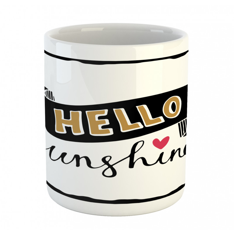 Grunge Effect Words Mug