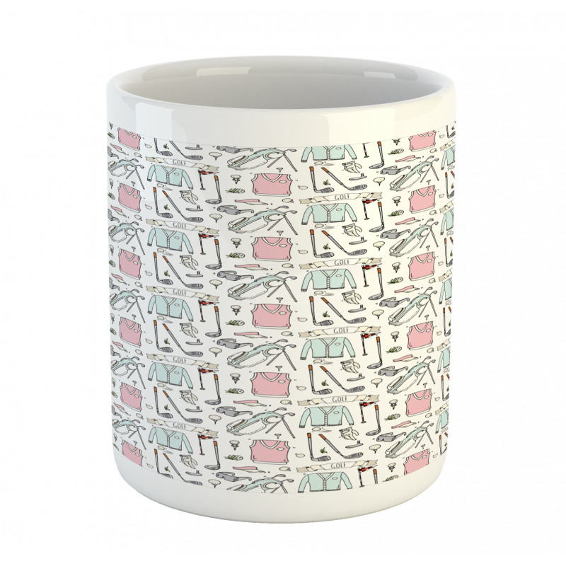 Doodle Golf Polo Shirt Mug