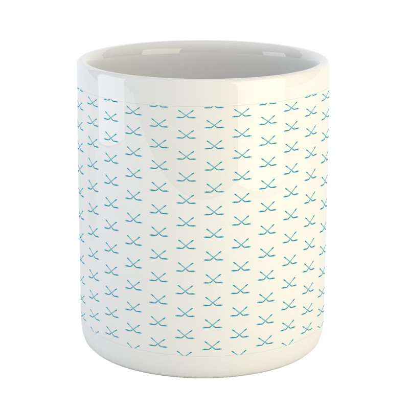 Clubs Sticks Graphic Pattern Mug