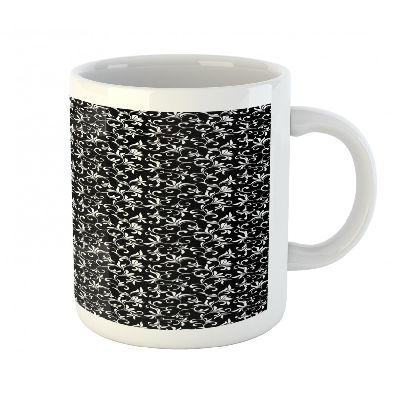 Swirls Leaves Foliage Mug