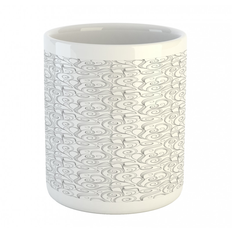 Swirls Ornamental Curls Mug