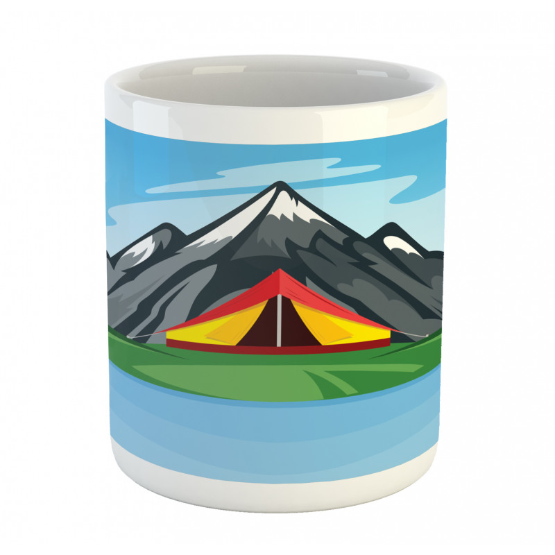 Camping Cartoon Mug