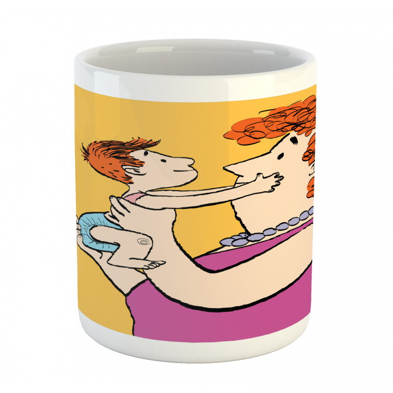 Woman with Her Grandkid Mug