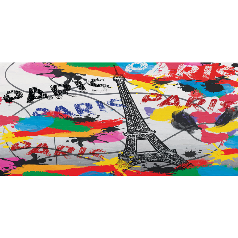 Contemporary Eiffel Tower Art Mug