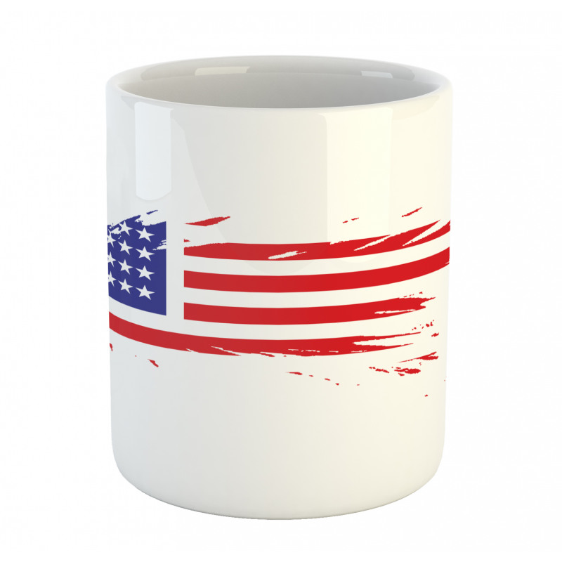 Grunge Flag Freedom Duty Mug