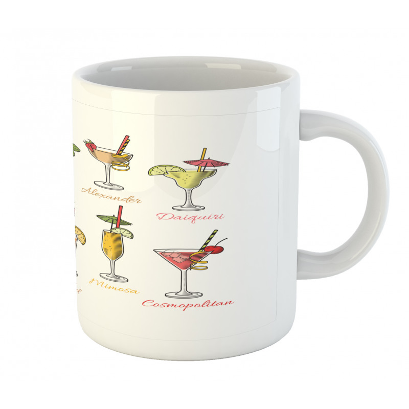 Famous Cocktails Mug