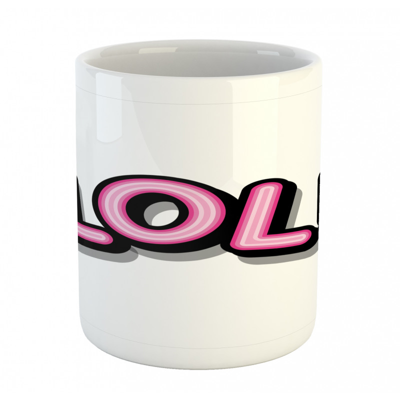 Retro Letters Vintage Pop Art Mug