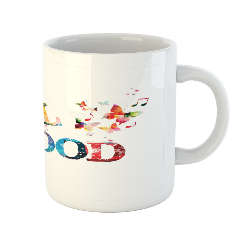 Colorful with Butterflies Mug