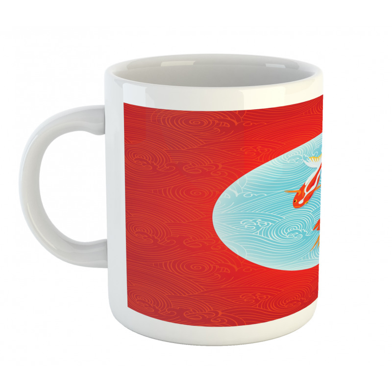 Pair of Fishes Japanese Mug