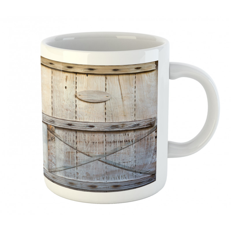 Country Rusty Wooden Door Mug