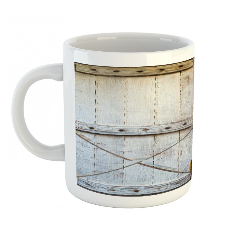 Country Rusty Wooden Door Mug